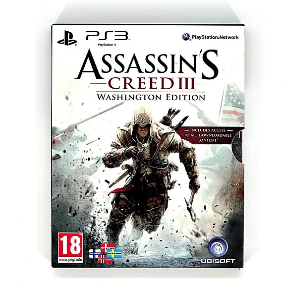 Assassin's Creed 3 Washington Edition CIB Ps3