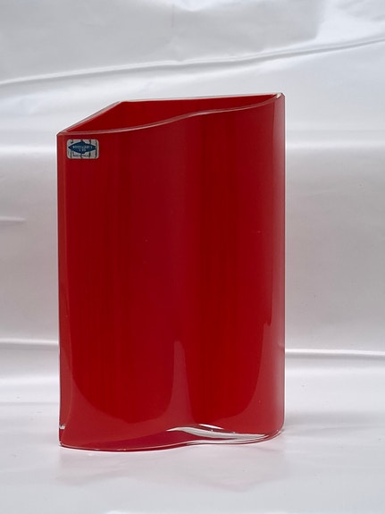 Maljakko Sonetti punainen Nuutajärvi 19cm TARRA