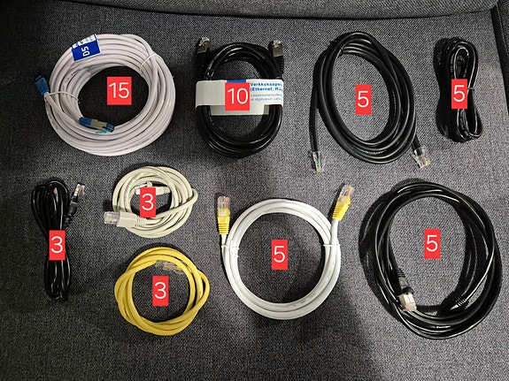 Ethernet-kaapelit