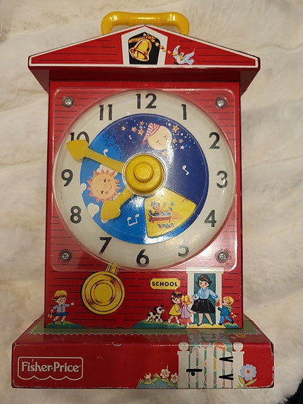 Vintage Fisher Price soiva kello - lelu