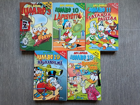 Aku Ankka - Jumbo pokkarit 5 kpl