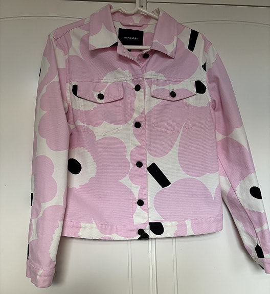 Marimekko Sarpio Unikko -farkkutakki