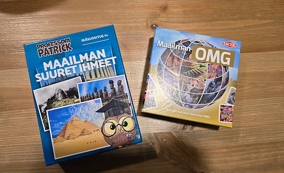 Maailman suuret ihmeet-peli + OMG lautapeli