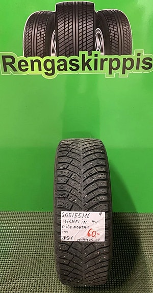 205/55R16 Michelin X-Ice North 4 94T nasta 6mm DOT18 1KPL