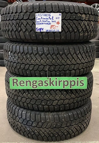 245/70R16 Continental ContiIceContact 4×4 111T nasta ajamattomat #