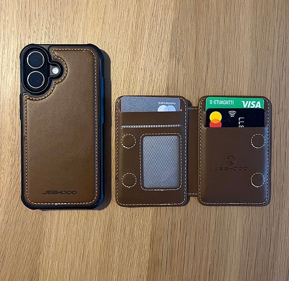 Apple iPhone 16 lompakkokotelo