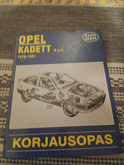 Alfamer Opel Kadett D ja E 1979-1991 korjausopas