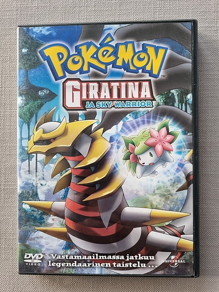 DVD Pokemon: Giratina ja Sky warrior