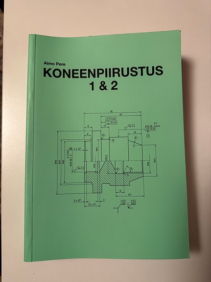 Koneenpiirustus 1 & 2 Oppikirja