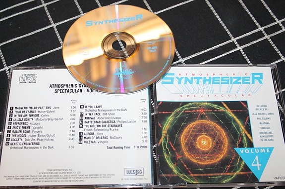 80-luku syntetisaattori musiikki levy Synthesizer Spectacular volume 4 kokoelma