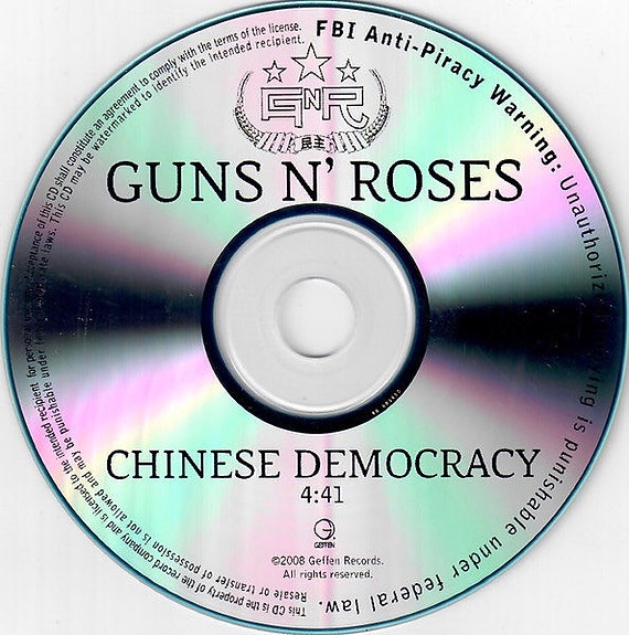 CDr US PROMO Guns N' Roses - Chinese Democracy