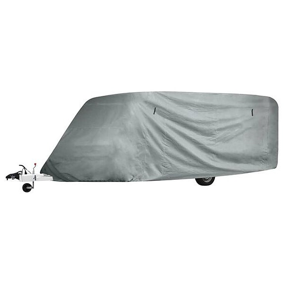 vidaXL Asuntovaunun suojapeite harmaa M(sku210094