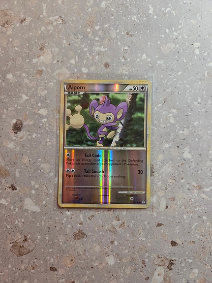 Aipom (reverse holo) - Pokemon, Unleashed