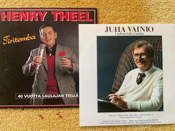 Henry Theel Tiritomba LP ja Juha Vainio tupla - LP,  vinyyli / vinyylit, yht 14€