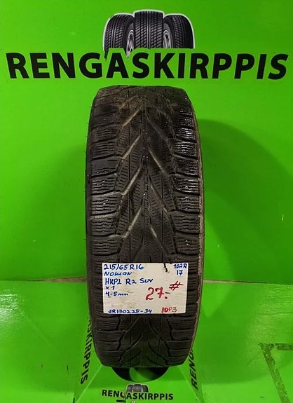 215/65R16 Nokian HKPL R2 Suv 102R kitka 4-5mm # DOT17 1KPL