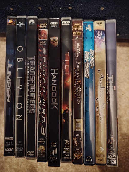 DVD Seikkailu ja sci-fi elokuvat 11 kpl