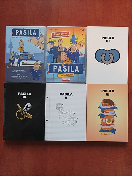 Pasila kaudet 1 - 6 DVD