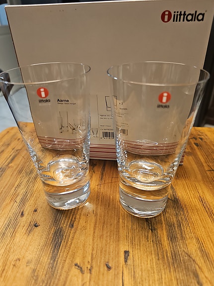 Iittala Aarne highball-lasit 35 cl kirkas lasi 2 kpl