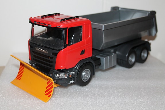 EMEK Scania G490 Suomi aura-auto kola sorarekka 36cm muovinen kuorma-auto
