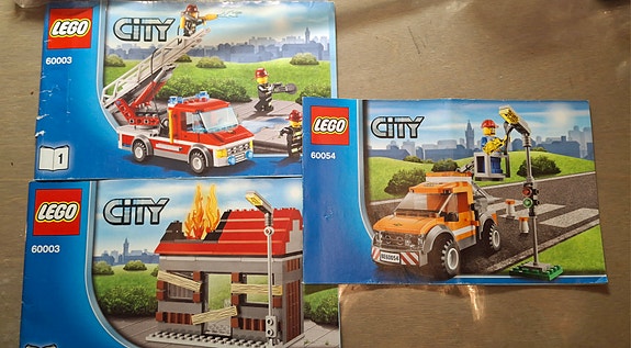 Ohjeet lego 60003 ja lego 60054
