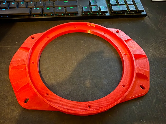 6x9 stä 6.5” adapteri