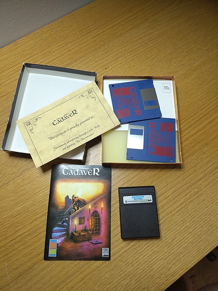 Cadaver Amiga , Commodore 64  Simons basic