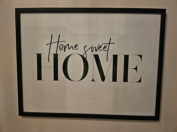 Home Sweet Home -taulu 42x32cm