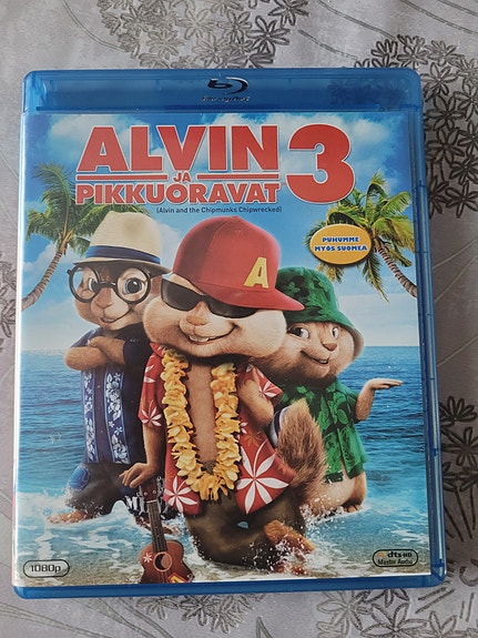 Bluray Alvin ja pikkuoravat 3