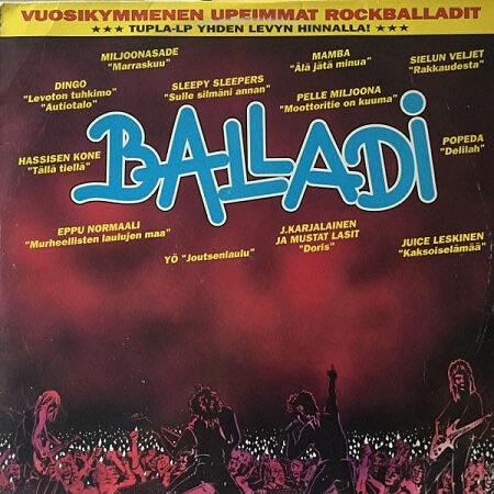 Various – Balladi 2LP Poko Rekords Pate Mustajärvi