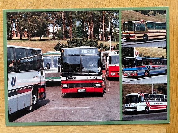 Postikortti Linja-auto Scania Ajokki - kuva