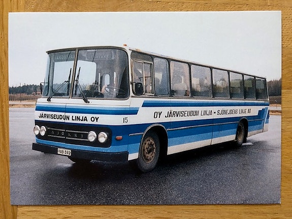 Postikortti Linja-auto Scania B 80-58 Ajokki 9 1972 - kuva