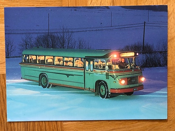 Postikortti Linja-auto Volvo B 615 Wiima 1962 - kuva