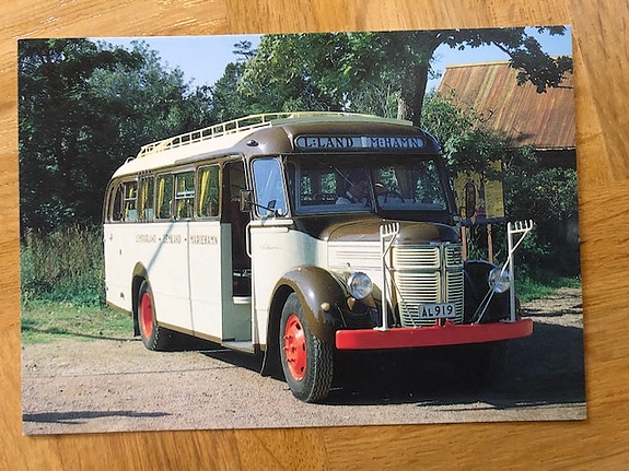 Postikortti Linja-auto Volvo L 224 Autokori 1953 - kuva