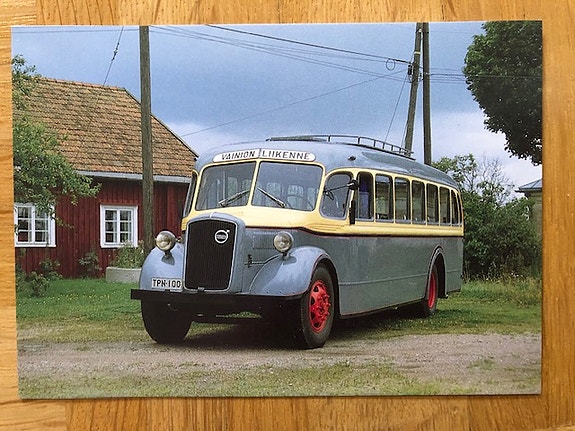 Postikortti Linja-auto Volvo B 22 FC Autokori 1938 - kuva