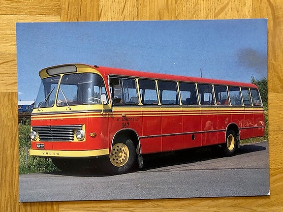 Postikortti Linja-auto Volvo B 635 Wiima 1966 - kuva