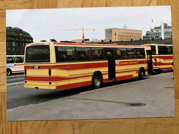 Postikortti Linja-auto 1993 Helsingin linja-autoasema - kuva