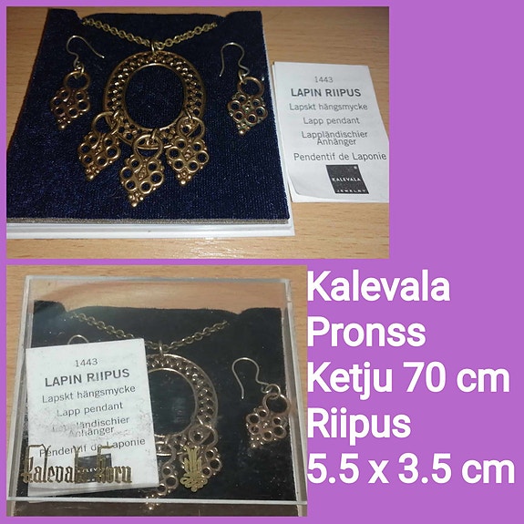 KALEVALA, LAPIN -koruja, pronssi, rasia mukaan ja kk-lappunen