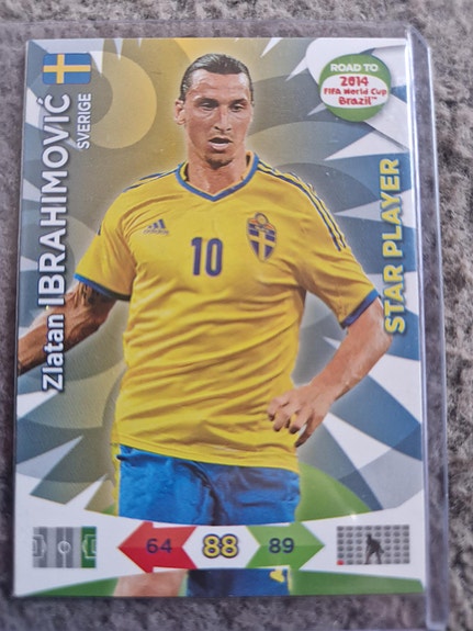 Panini FIFA World Cup 2014 Brazil Zlatan Ibrahimović star player