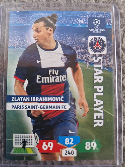 Zlatan star player Panini FIFA World Cup 2014