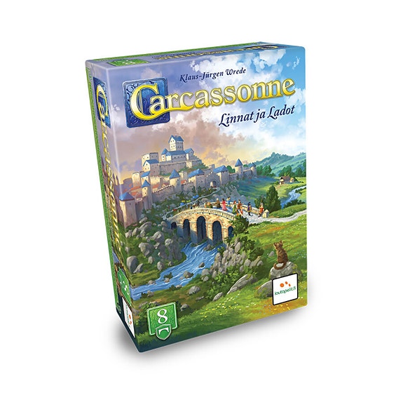 Ostetaan Carcassonne lisäosa 8 (linnat ja ladot)