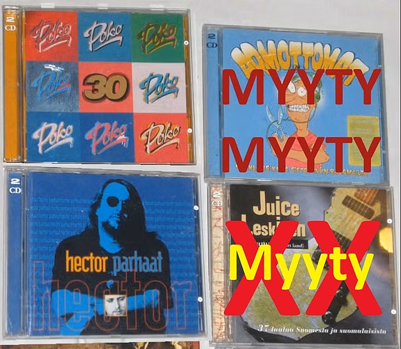 Poko Rekords 30 Vuotta, Hector Parhaat 2CD Armottomat 2CD