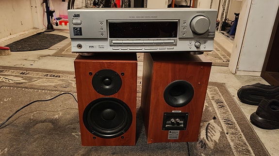 JVC 5.1-vahvistin+Audio Pro kaiuttimet