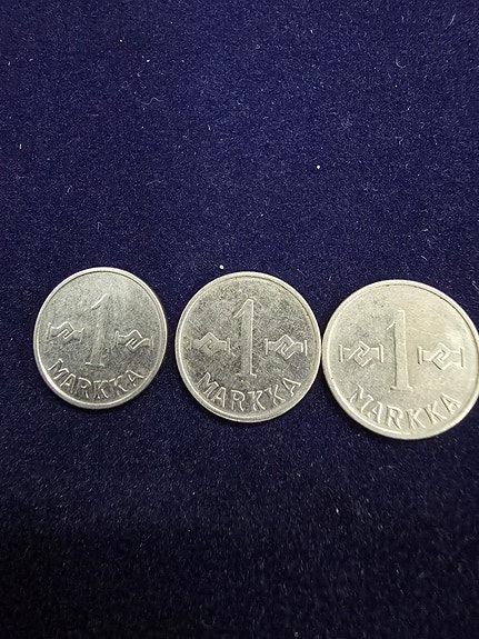 1 Markkan kolikot