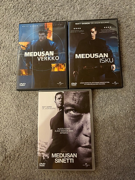 Medusan Verkko sarja DVD-levyt