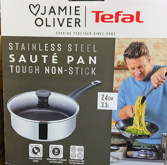 Paistokasari kannella ø24 cm 3,3 litraa Tefal Jamie Oliver