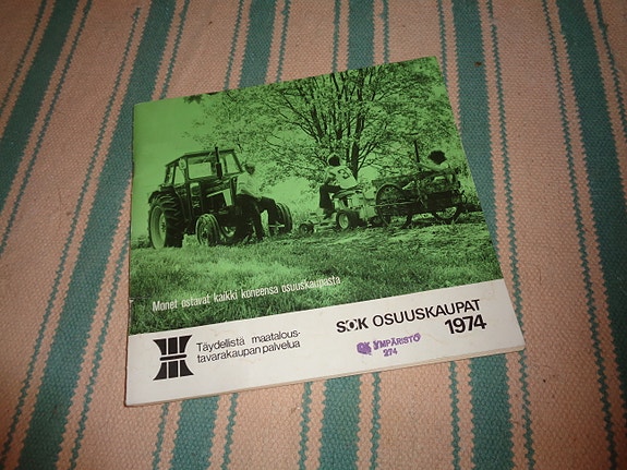SOK Osuuskaupat 1974 Maatalous luettelo