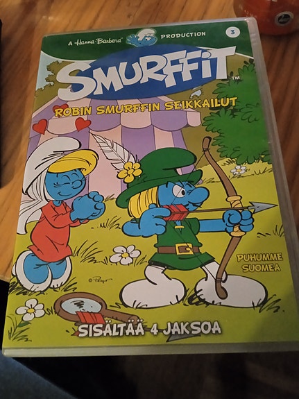 Smurffit dvd-levyjä