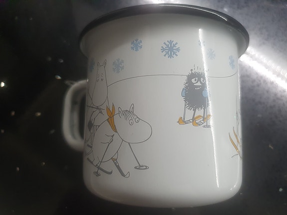 Muurla emalinen muumimuki