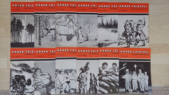 Kansa Taisteli vuosikerta 1965 (12 lehteä)