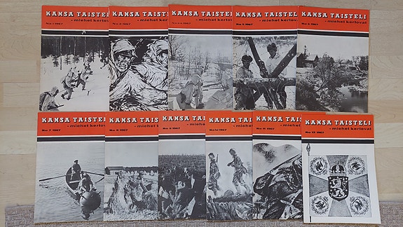 Kansa taisteli vuosikerta 1967 (12 lehteä)